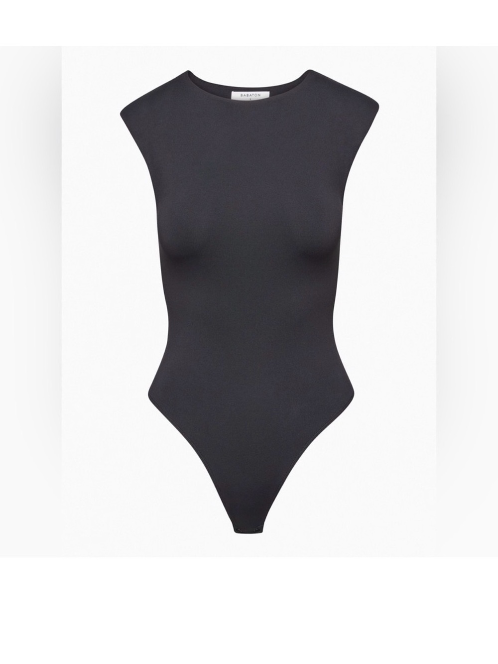 Babaton Black Sculpted Sleeveless Bodysuit NWT